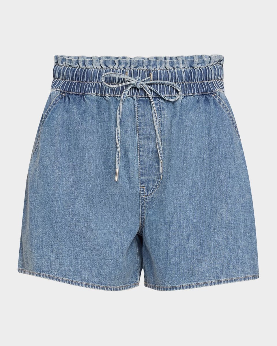 Wilder Drawstring Denim Shorts